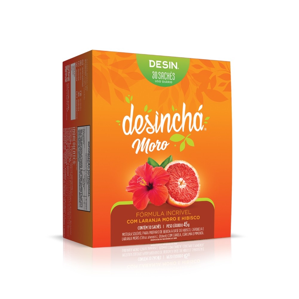 Desinchá Moro: Laranja Moro e Hibisco (30 sachês)