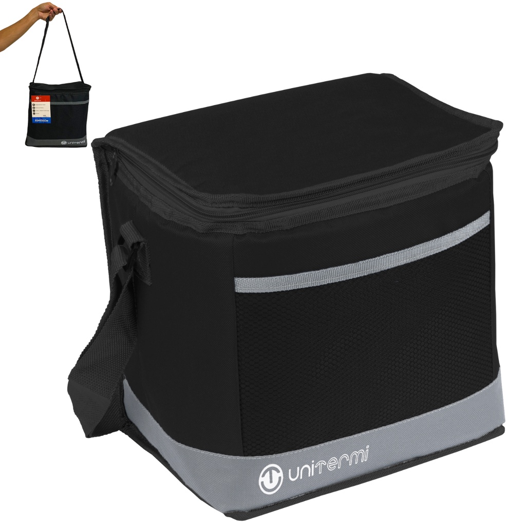 Bolsa Térmica Fitness Alça 16L Soft Cooler Sacola Térmica Praia Pesca Camping Lancheira Unitermi