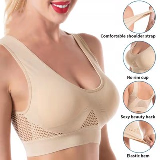 sutiã plus size/Roupas íntimas femininas/Roupas íntimas esportivas/Sem anel de aço/Lingerie de corrida