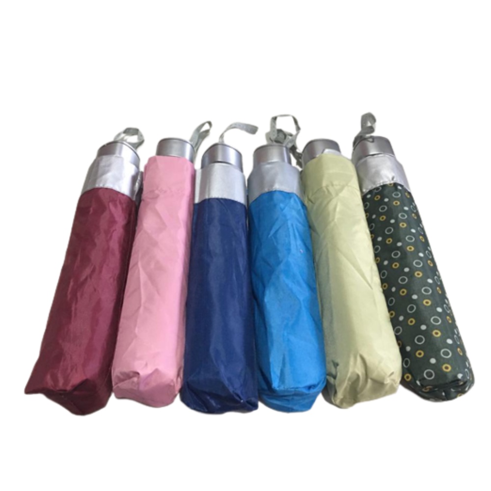 Mini Sombrinha Guarda Chuva Dupla Face Com Capa Várias Cores