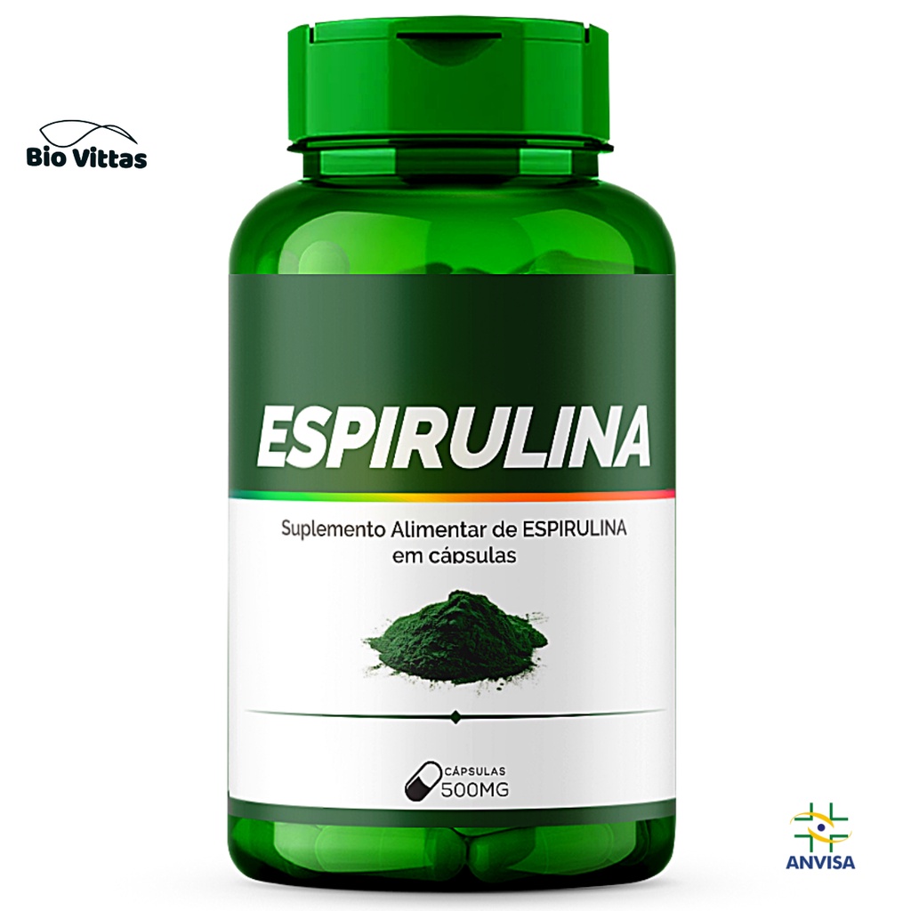 Espirulina Suplemento alimentar Bio Vittas - 120 Cáps