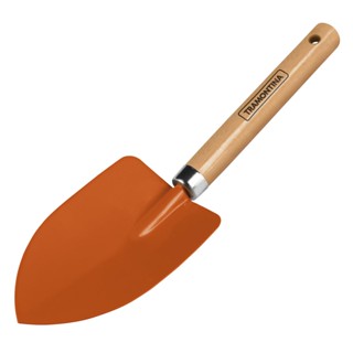 Pazinha Para Jardim Larga Metalica Com Cabo Madeira 310x85mm