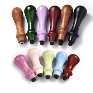 Retro Stamp Punho de madeira Antique Metal Sealing Handle Convites de casamento Wax Seal Stamp DIY Artesanato Artesanato Presentes em Oferta na Shopee