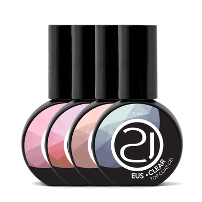 EUS Top Coat Cores 12ml - (Alta Densidade) - Nails 21 em Oferta na Shopee