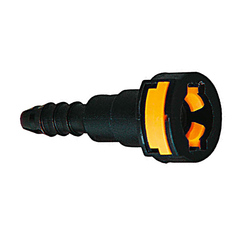 Conector Engate Rápido Reto Sistema Combustível Flange Tampa Bomba 5/16"x 5/16" Trava Amarela QC141 — imagem 2 de 2