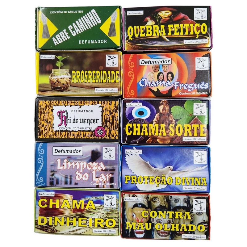 Defumador Tablete kIT 30 Cx Sortida (600 TABLETE) em Oferta na Shopee