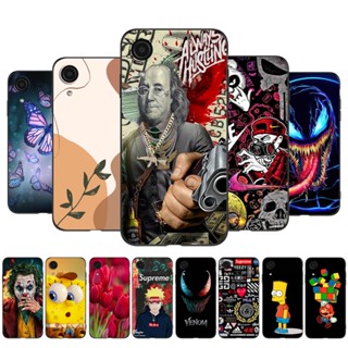 Para Samsung Galaxy A03 Core case SM-A032F De Telefone A032F A03Core Back Cover Moda Esportiva amimal Fofo Preto Macio