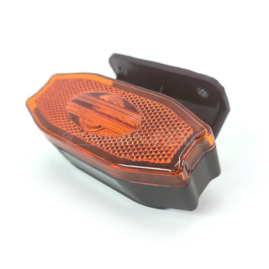 Lanterna Lateral Carreta LED Exclusive Âmbar Laranja com Vigia com Suporte com Fio em Oferta na Shopee