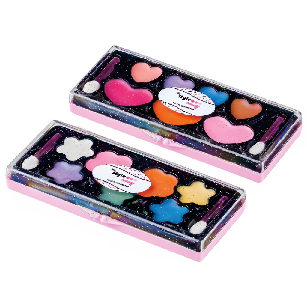 Estojo de Maquiagem Infantil Sortida My Style Beauty Paleta Charmosa +5 anos - Multikids BR1329