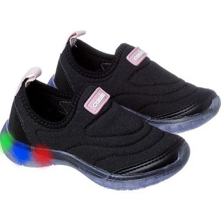 Tênis Infantil Menina Feminino Led Calce Fácil Criança Camin em Oferta na Shopee
