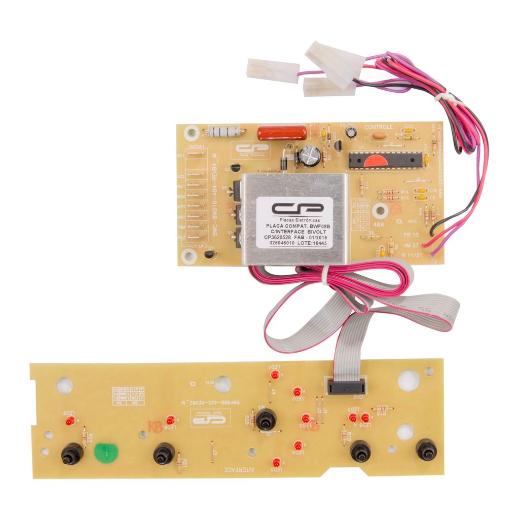 Placa Lavadora Brastemp Bwf08b 326046010 / 326046011 Cp 0528