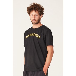 Camiseta NBA Estampada Golden State Warriors Preta