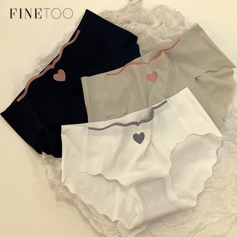 FINETOO Calcinha De Seda Fria Em Forma De Triângulo Com Apenas Levantar As Ancas Sem Vestígios De Um Verão Frio Antibacteriano Bonito Para Você - Women Clothes