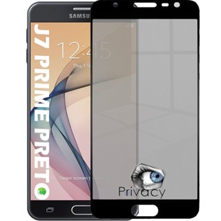 Pelicula Vidro Privacidade 3D Espiao para J7 PRIME PRETO
