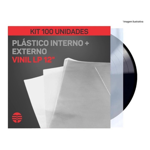 Plastico Vinil Lp 100 - 50 Externos 0.15 + 50 Interno