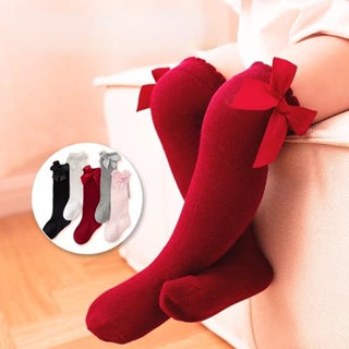 Meias Para Bebês Espanholas Comprimento Do Joelho Grande Arco Vestido Meninas Estudantes Princesa Rosa meia infantil em Oferta na Shopee