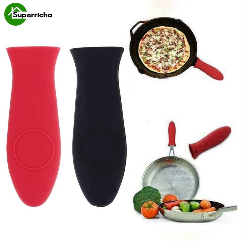 [Quente] Isolamento Térmico Espesso Capa De Silicone Para Panelas/Acessórios Protetores De Cozimento Macio em Oferta na Shopee