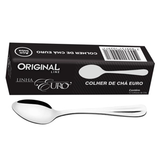 Colher de Cha Inox Euro com 12 Pcs Original Line em Oferta na Shopee