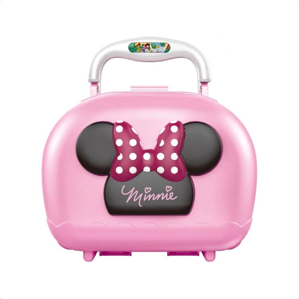 Detalhes do Brinquedo Maleta Minnie Médica +3 Anos Criatividade Coordenação Imaginação Rosa Multikids