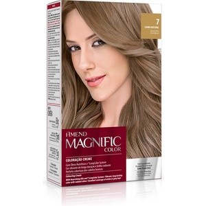COLORAÇÃO CREME MAGNIFIC COLOR 7 LOURO NATURAL AMEND
