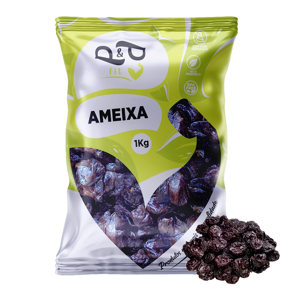 Ameixa Seca sem Caroço 1Kg - P&P