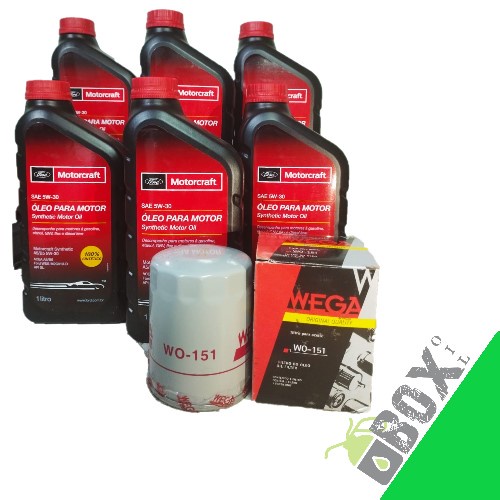 Kit troca de óleo FORD (Fusion 3.0 ) Motorcraft 5w30