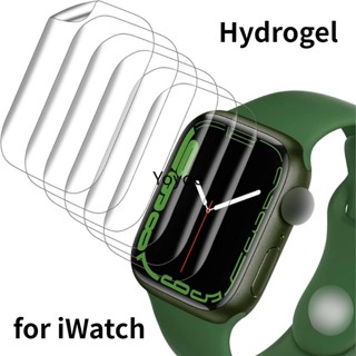 Protetor De Tela Hydrogel Filme Transparente Para Relógio Apple 8 7 6 SE 5 4 49MM 45MM 41MM 40MM 44MM Não Vidro iWatch 3 2 1 38MM 42MM