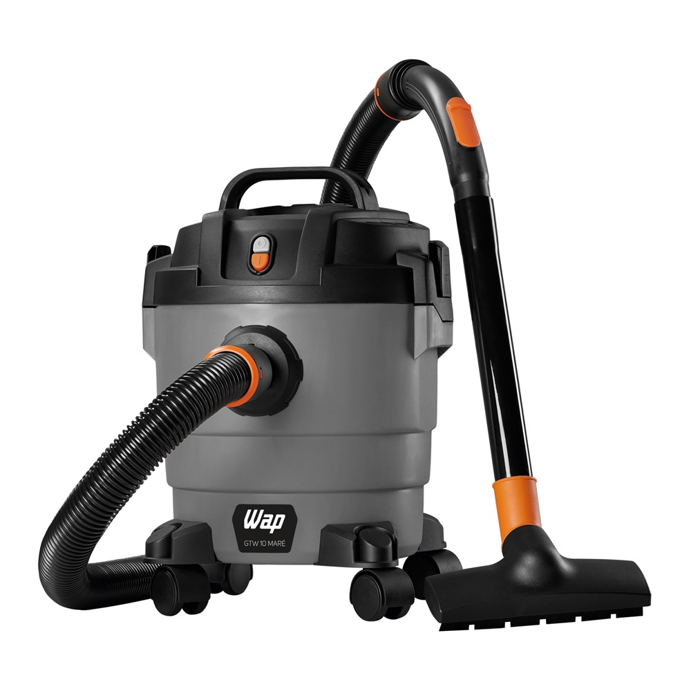 Aspirador de Água e Pó Wap GTW 10 Maré 1400W Cinza e Preto 127V