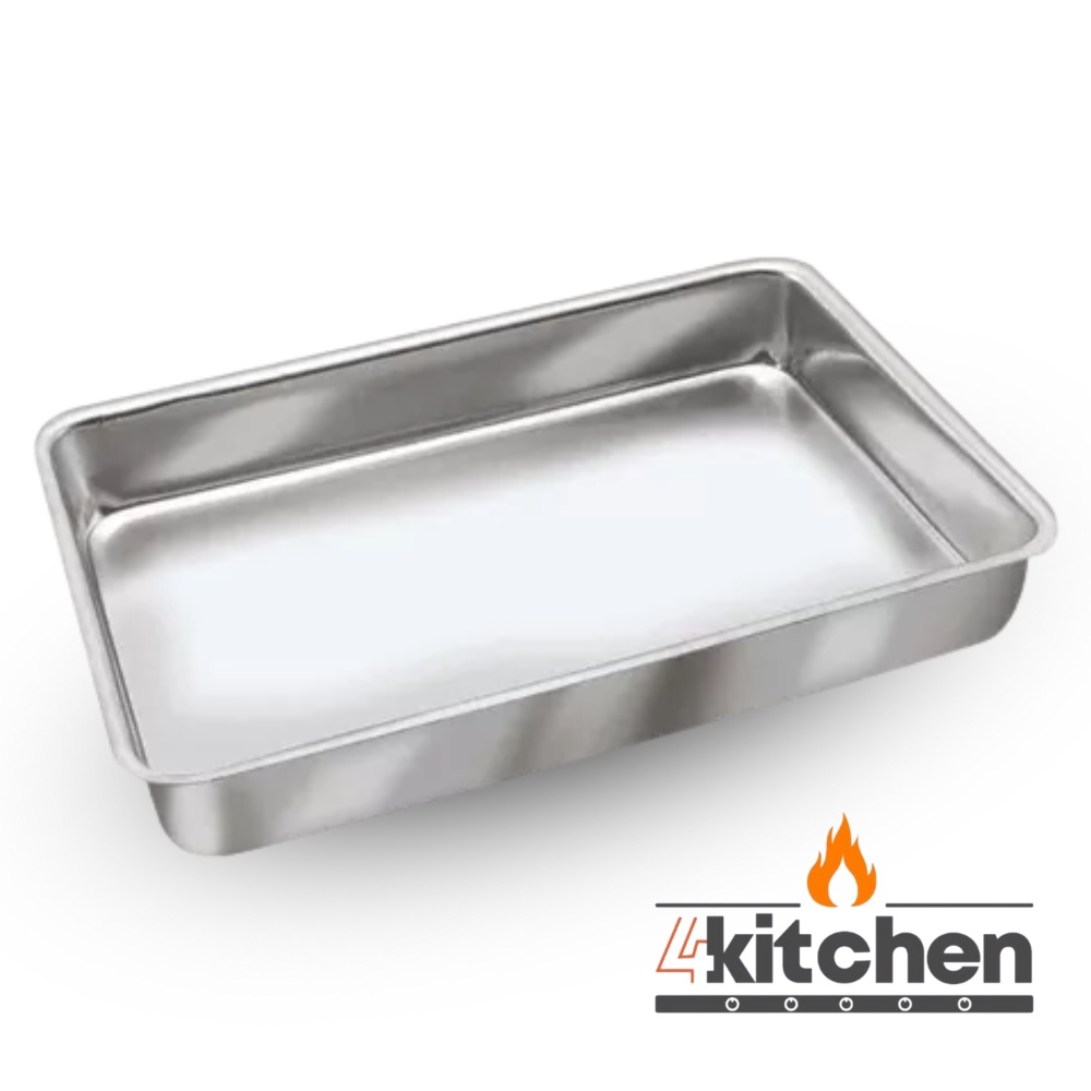 Assadeira Forma Retangular Alumínio de Qualidade 18 x 27 cm em Oferta na Shopee