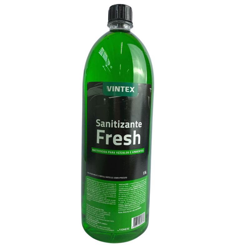 SANITIZANTE VINTEX 1,5L FRESH DESINFETANTE COM QUARTERNÁRIO DE AMONIO