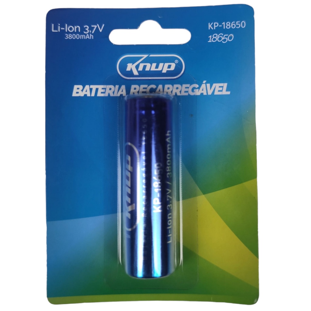Bateria Recarregável 18650 3,7v 3800mAh Alta capacidade em Oferta na Shopee
