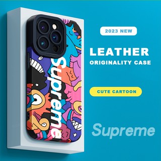 Capa De Couro Suprema Para Telefone IPhone 11 12 13 14 Pro MAX 11Pro 13Pro 7 8 Plus X XR XS SE 2020 Silicone Câmera De Desenho Animado Traseira Macia À Prova De Choque