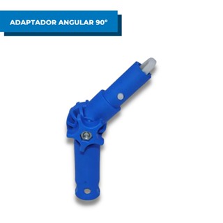 Adaptador Angular 90º Bralimpia Para Extensões Telescópicas Limpador Lavador Encaixe Difícil Acesso