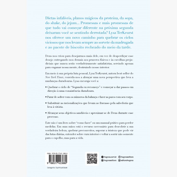 Detalhes do Segunda eu Recomeço | Lysa Terkeurst