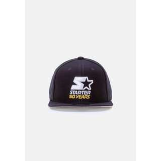 Boné Starter Aba Reta Snapback Edição Especial 50 Years Preto