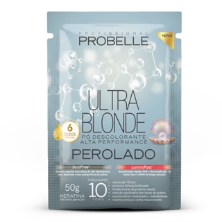 Kit 6 Sachês pó descolorante Perolado 50G.Probelle em Oferta na Shopee