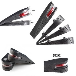 Par De Palmilha Elevador Com Salto Invisível Anti Impacto Aumenta Altura Mais Alto