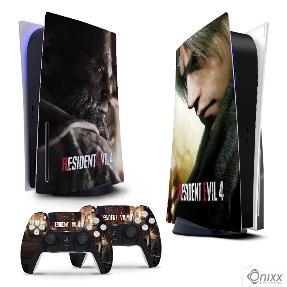 Skin PS5 FAT Adesiva Resident Evil 4 Remake