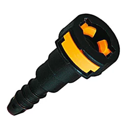 Conector Engate Rápido Reto Sistema Combustível Flange Tampa Bomba 5/16"x 5/16" Trava Amarela QC141