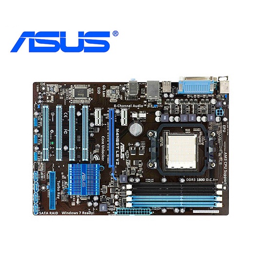 ASUS M4N68T le V2 placa-mãe M-ATX M4N68T le V2 placa de sistema M4N68T DDR3 soquete AM3 para NVIDIA nforce530a painel de superfície usado SH6Y