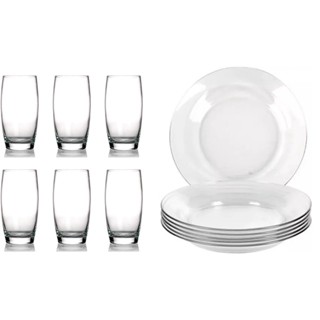 Kit 6 Pratos Fundos Astral E 6 Copos Oca Nadir Promoção