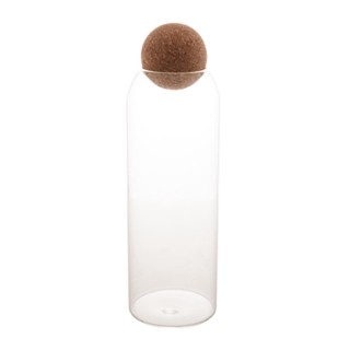 Pote De Vidro Borossilicato Resistente Ao Calor Com Tampa Esfera De Rolha Clean 1,3L - Lyor