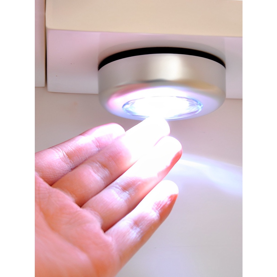 Lampada Luminária de Toque Led Sem Fio Adesiva Promoção Pronta Entrega
