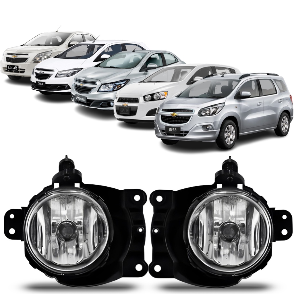 Par/Un Farol Milha Onix Prisma Cobalt Spin Sonic S10 2011 2012 2013 á 2019 em Oferta na Shopee
