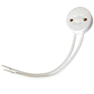 Soquete Lampada Com Rabicho G13 Pvc Branco Redy