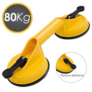 VENTOSA DUPLA 80 KG - ABS TITANIUM em Oferta na Shopee