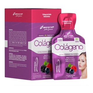 Colágeno Verisol Em Gel 10x Sachês Ácido Hialurônico Bodyaction