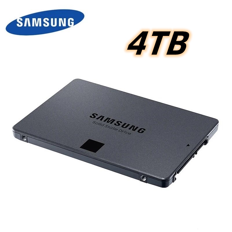 4TB Samsung SSD 870 QVO 2.5 " SATA (1TB/2TB/4TB)/Unidade De Estado Sólido V-NAND/Até 530 MB/(MZ77Q1T0BW/MZ77Q2T0BW)