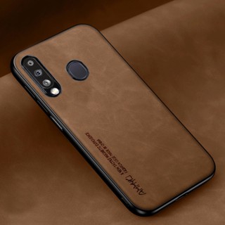 Capa De Couro Macio Para Samsung Galaxy A40 M10 M20 M30 Pára-Choques TPU