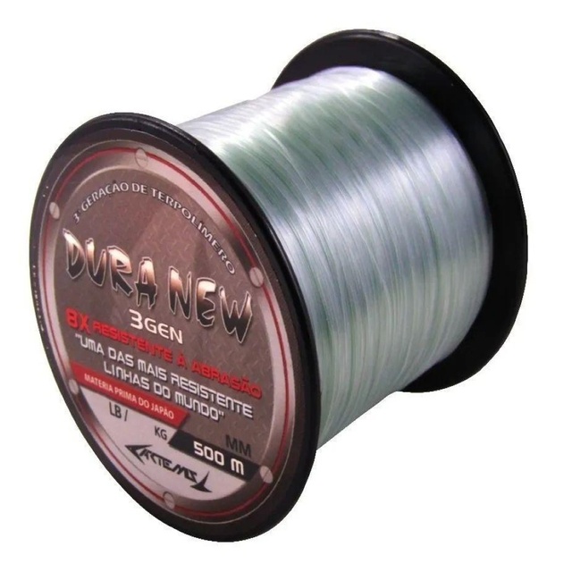 Linha Monofilamento Duranium 0,28mm Green 500m 8kg 17lb